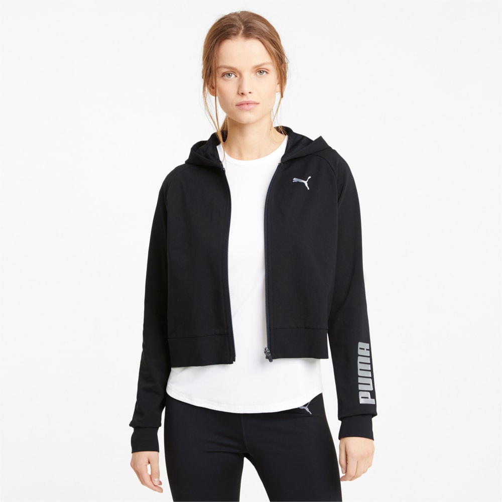 Изображение Puma Толстовка RTG Full-Zip Women's Hoodie #1: Puma Black