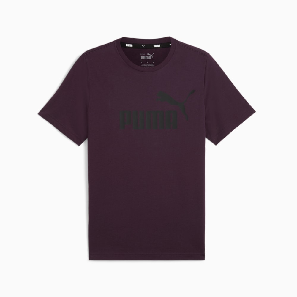 Изображение Puma Футболка Essentials Logo Men's Tee #1: Midnight Plum