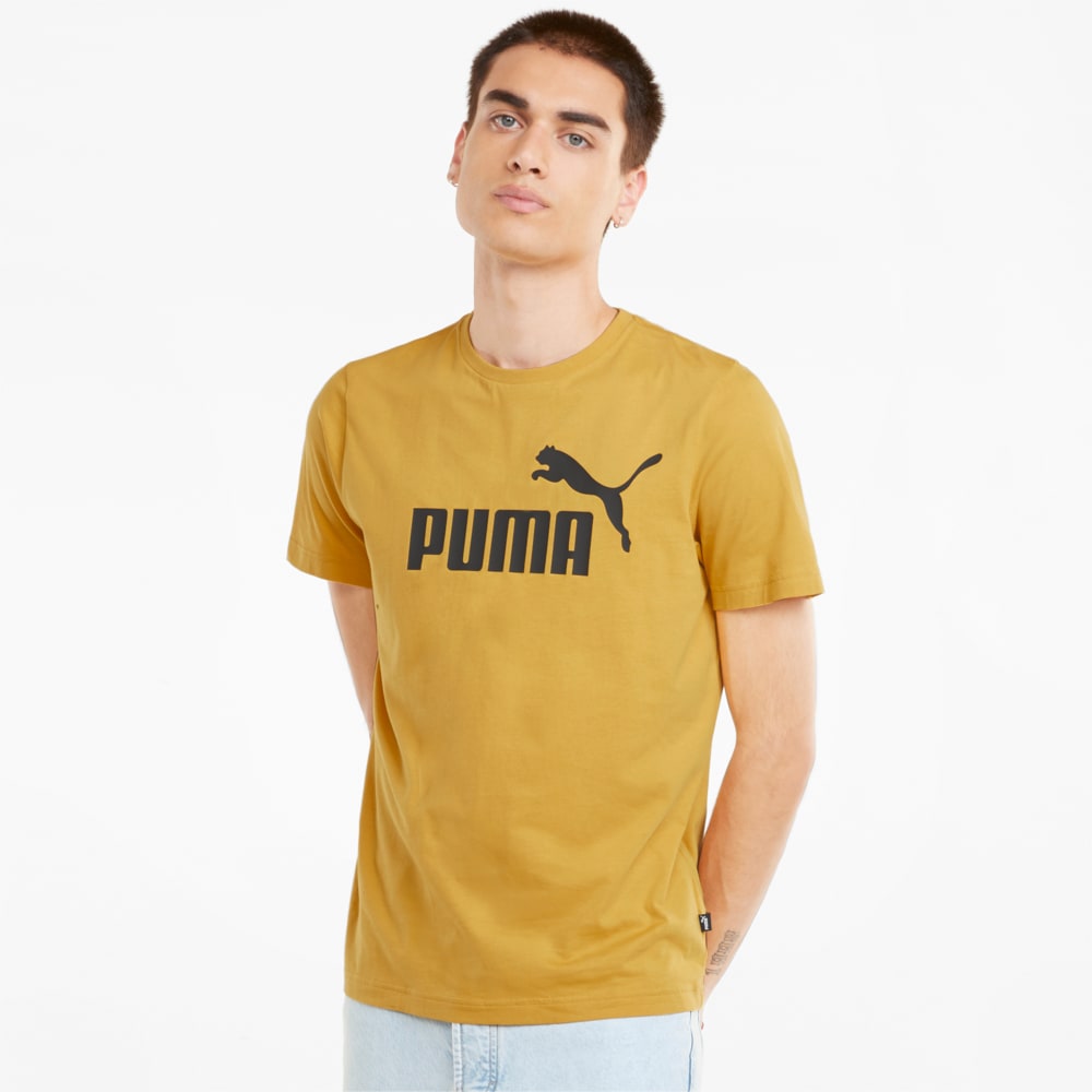 Изображение Puma Футболка Essentials Logo Men's Tee #1: Mineral Yellow