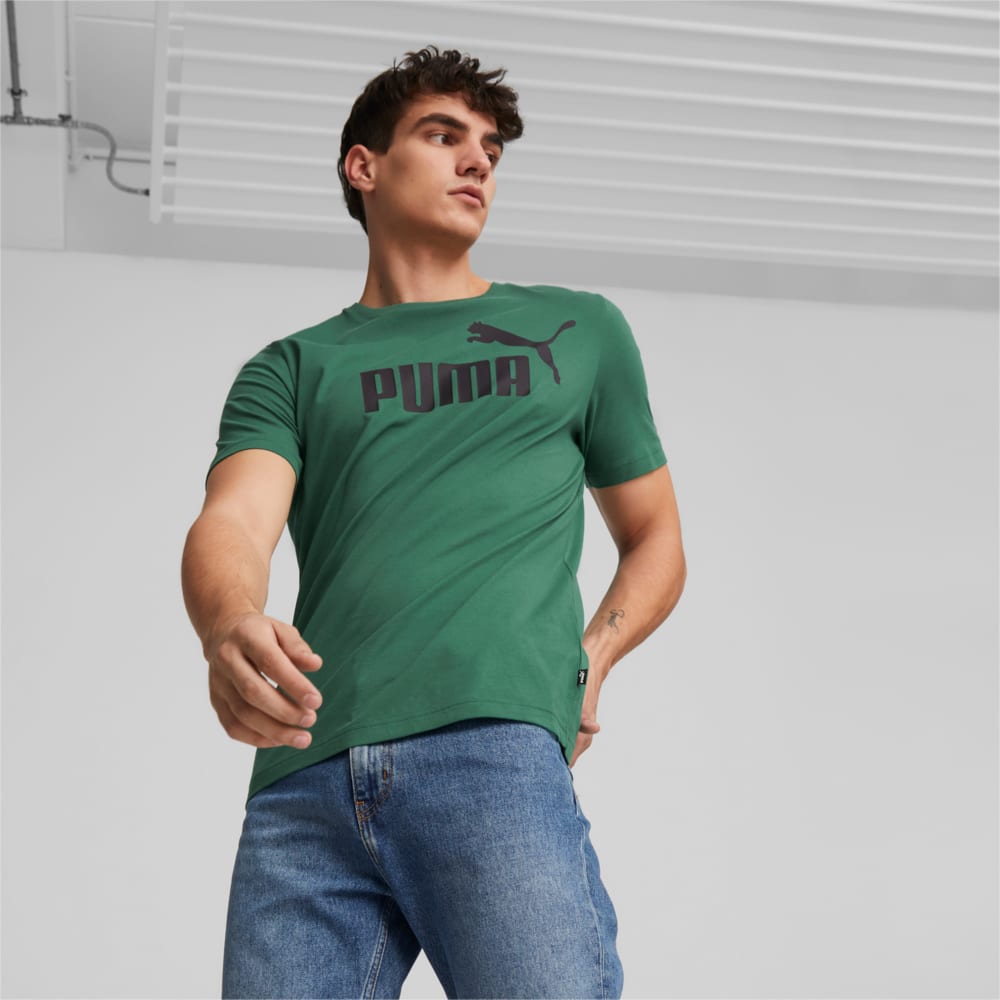 Изображение Puma Футболка Essentials Logo Men's Tee #1: Vine