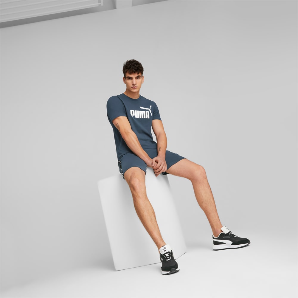 Изображение Puma Футболка Essentials Logo Men's Tee #2: Dark Night