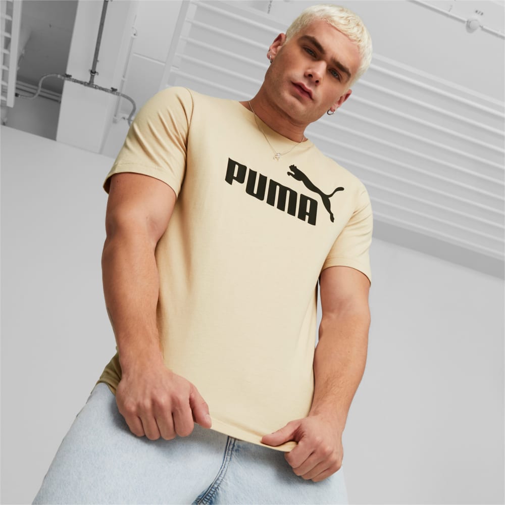 Зображення Puma Футболка Essentials Logo Men's Tee #1: Granola