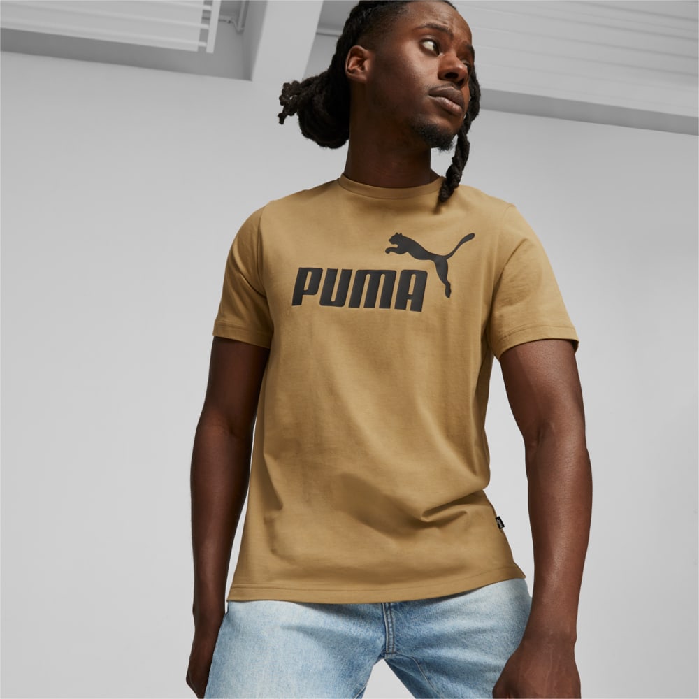 Зображення Puma Футболка Essentials Logo Men's Tee #1: Toasted