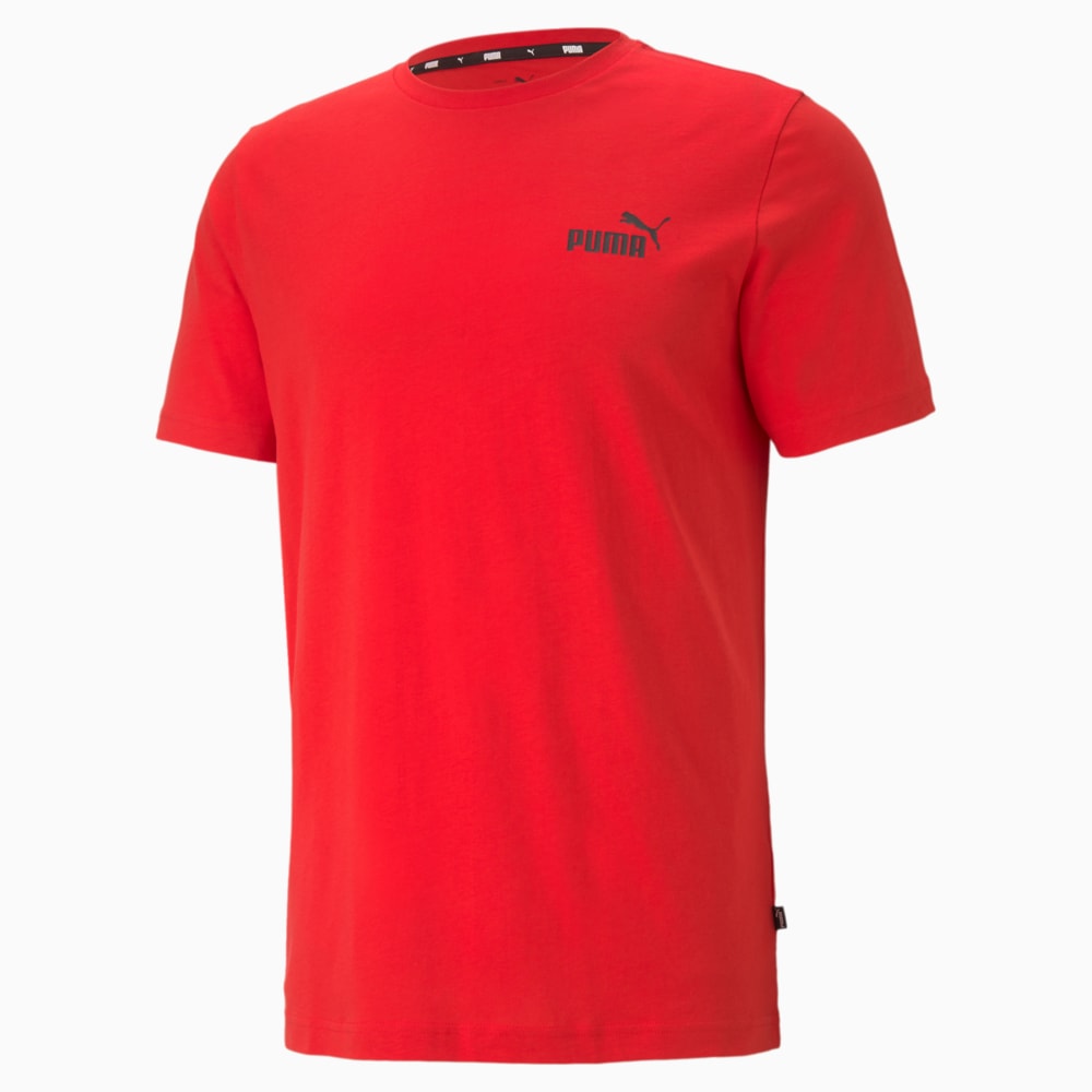 Изображение Puma Футболка Essentials Small Logo Men's Tee #1: high risk red