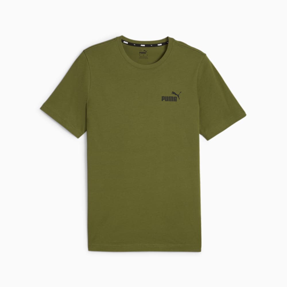 Изображение Puma Футболка Essentials Small Logo Men's Tee #1: Olive Green