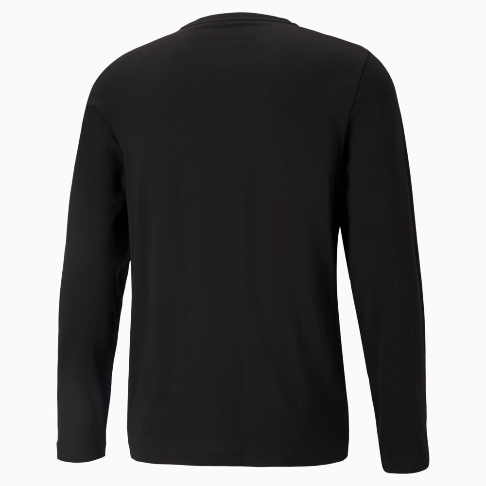 Изображение Puma Лонгслив Essentials Long Sleeve Men's Tee #2: Puma Black