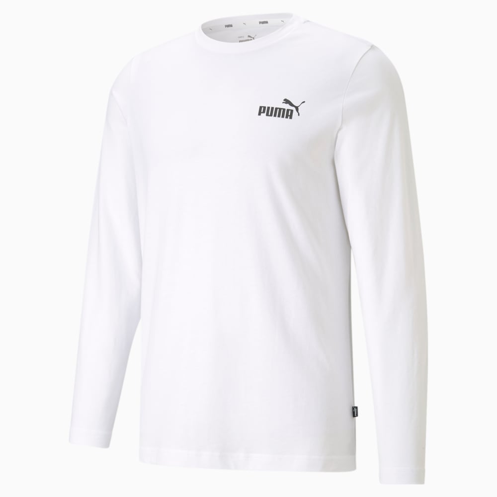 Essentials Long Sleeve Men s Tee Puma White Puma 586672 02