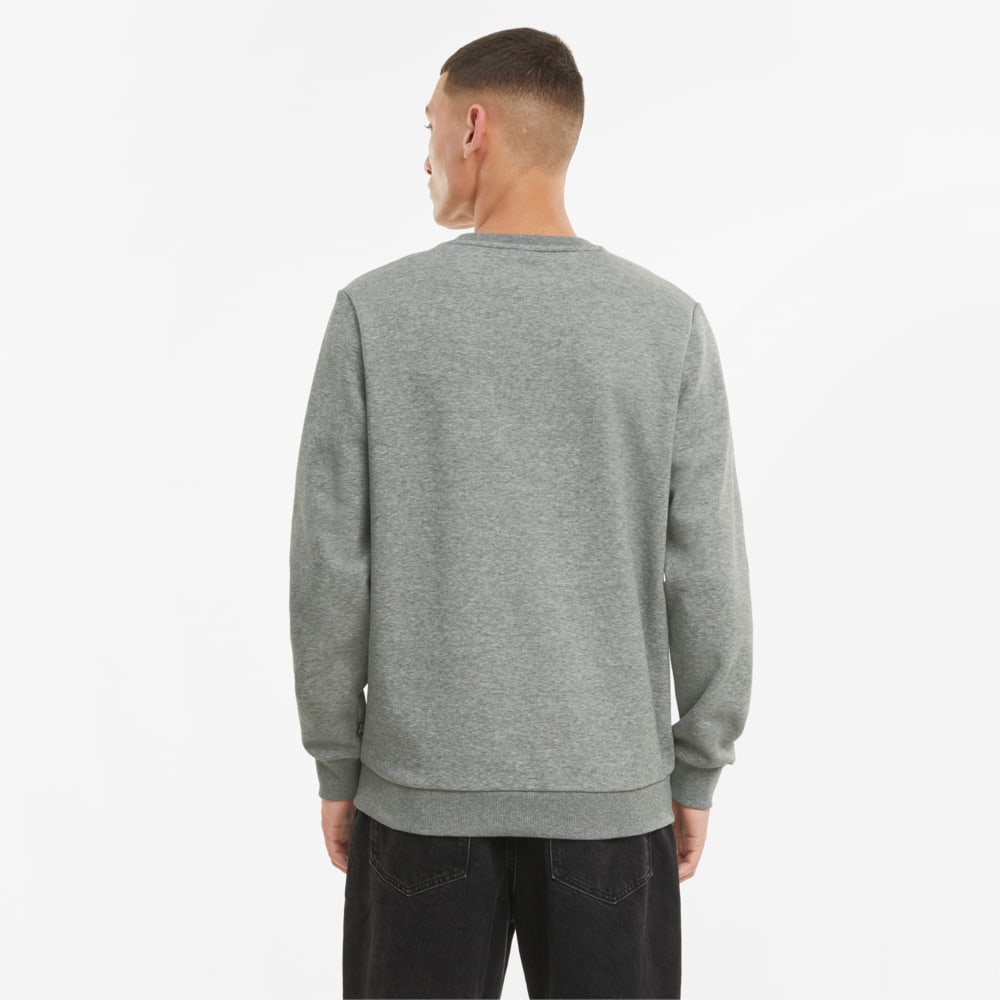 Изображение Puma Свитшот Essentials Big Logo Crew Neck Men's Sweater #2: Medium Gray Heather