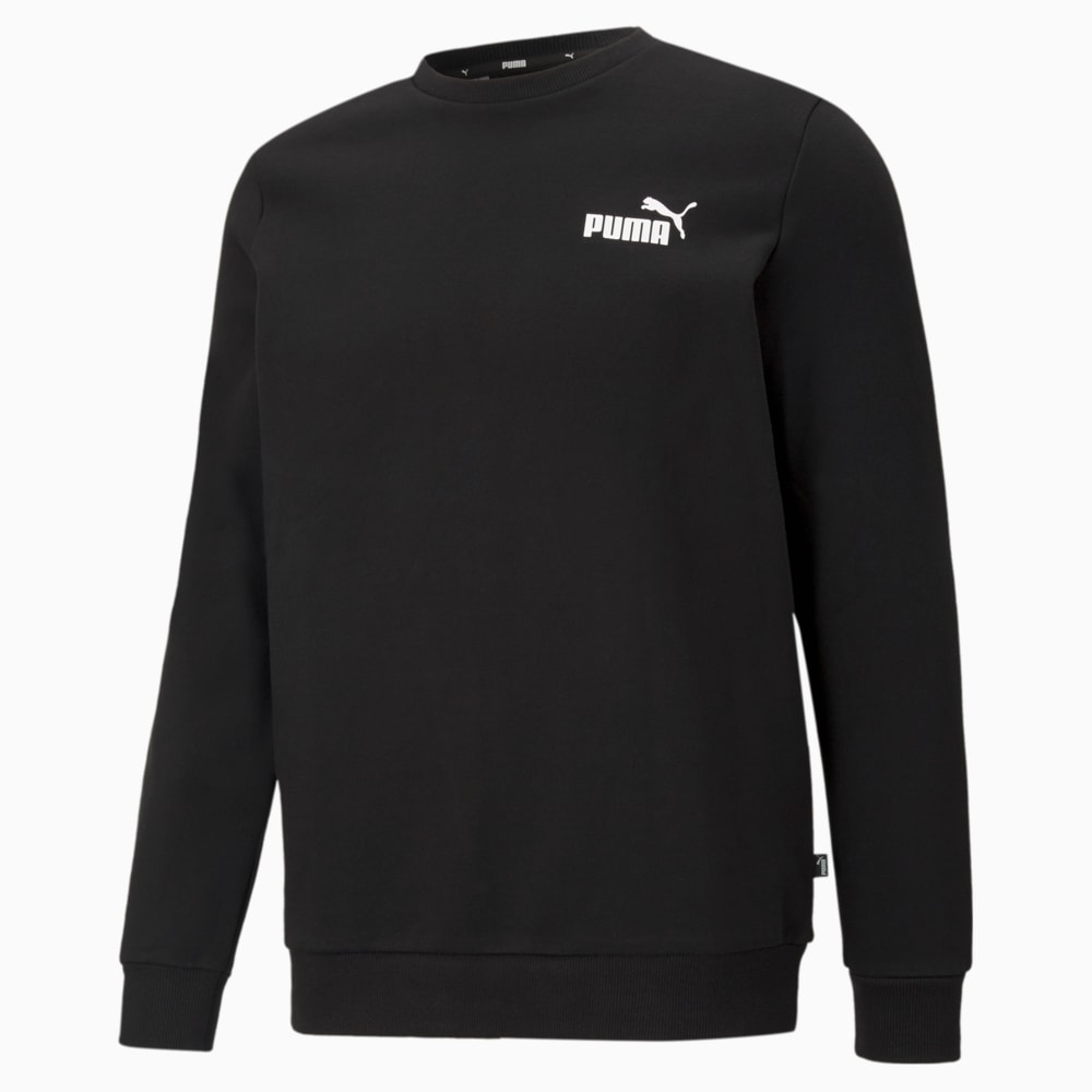 Зображення Puma Толстовка Essentials Small Logo Crew Neck Men's Sweatshirt #1: Puma Black