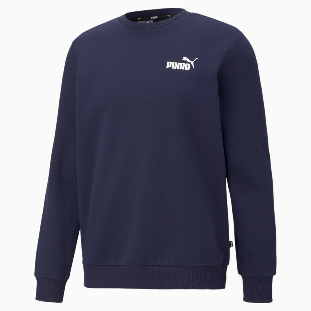 Зображення Puma Толстовка Essentials Small Logo Crew Neck Men's Sweatshirt #1: Peacoat