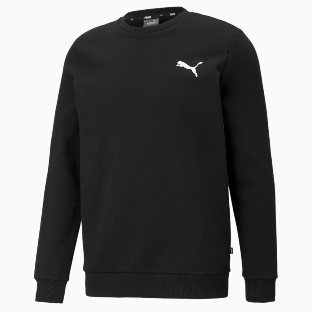 Зображення Puma Толстовка Essentials Small Logo Crew Neck Men's Sweatshirt #1: Puma Black-Cat