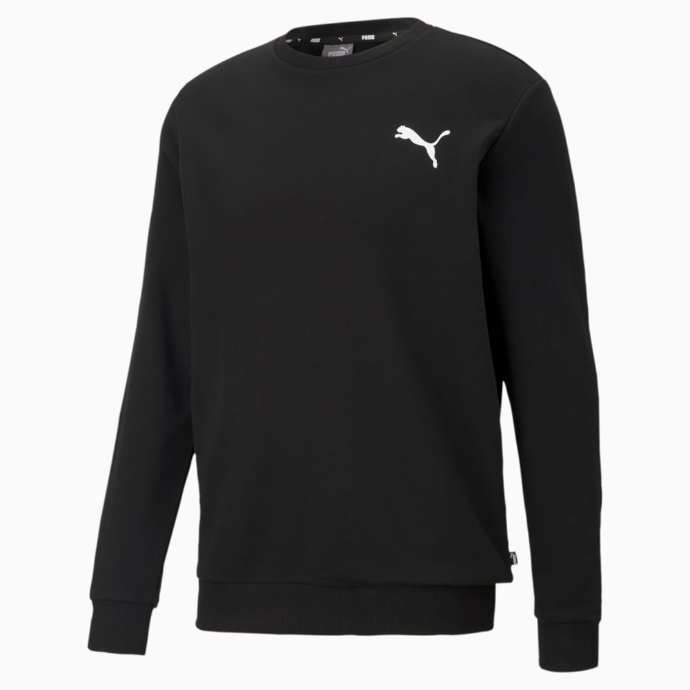 Изображение Puma Свитшот Essentials Small Logo Men’s Sweatshirt #1: Puma Black-Cat