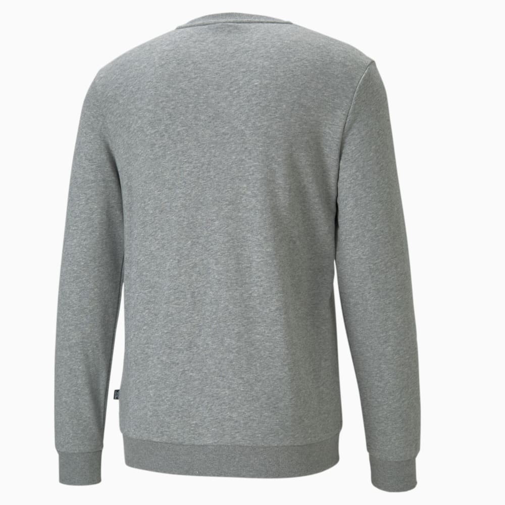 Изображение Puma Свитшот Essentials Small Logo Men’s Sweatshirt #2: Medium Gray Heather-Cat