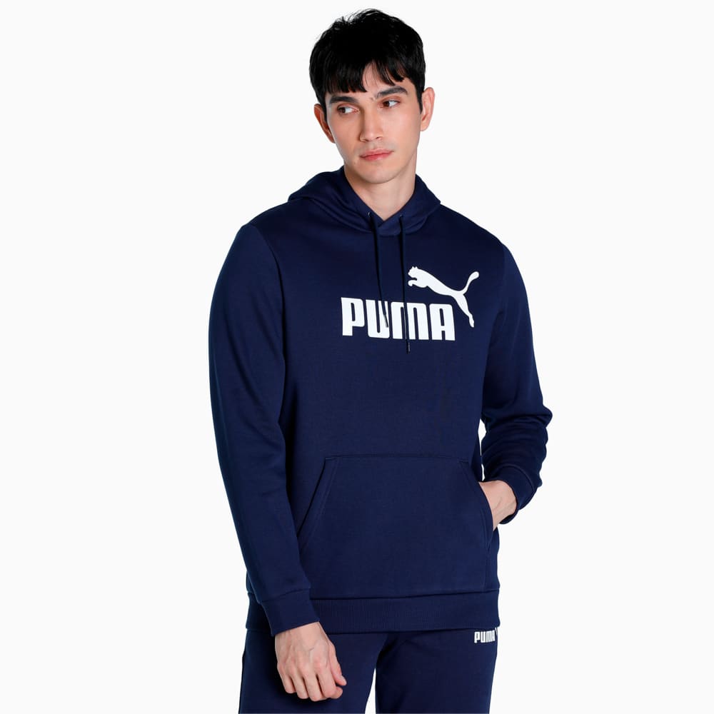 Image PUMA Moletom com Capuz Essentials Big Logo Fleece Masculino #1