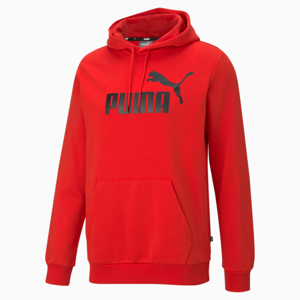 Imagen PUMA Polerón con capucha con logotipo grande para hombre Essentials #1