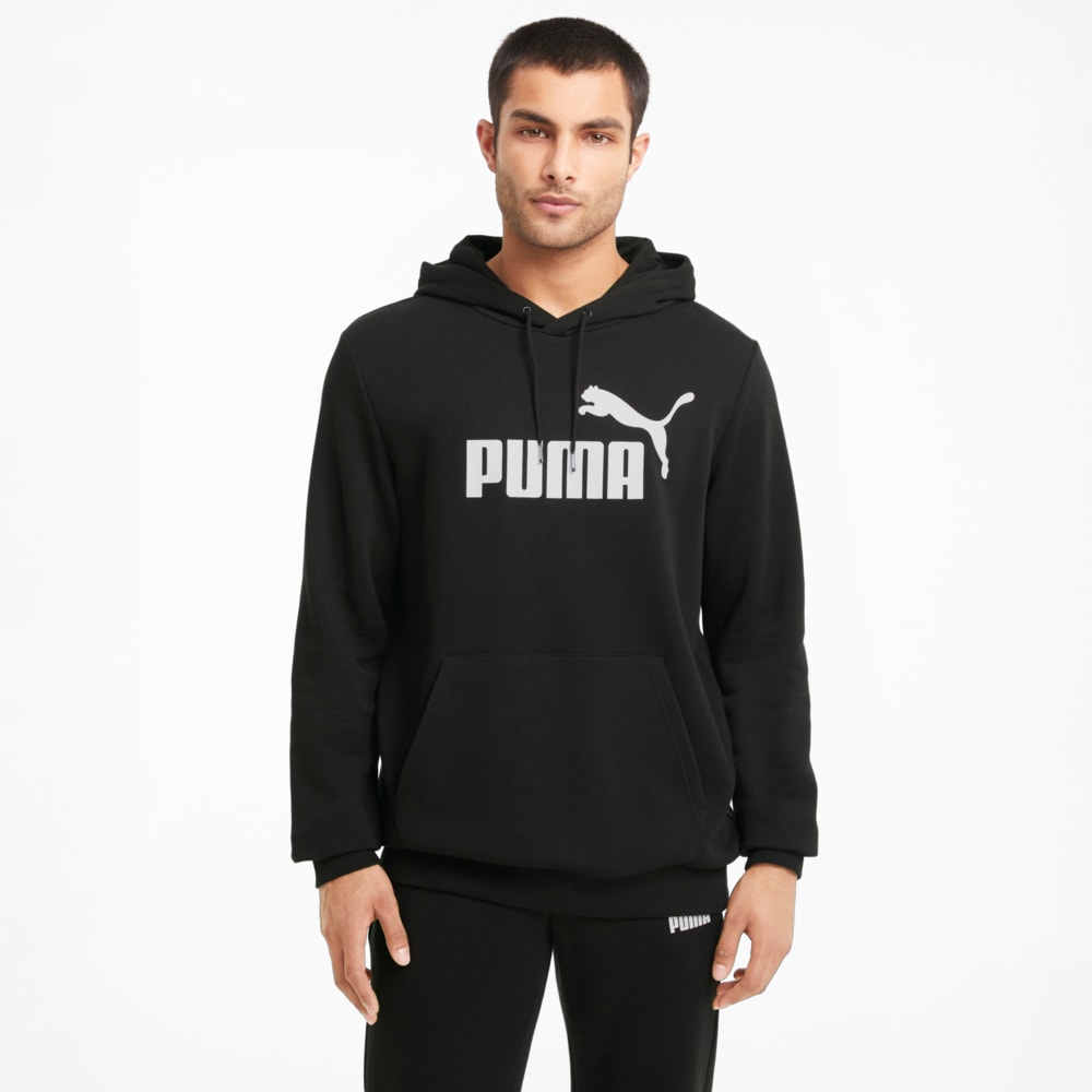 Image PUMA Moletom com Capuz Essentials Big Logo Terry  Masculino #1