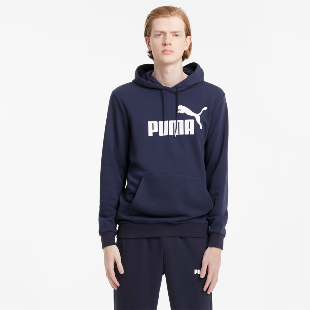Image PUMA Moletom com Capuz Essentials Big Logo Terry  Masculino #1