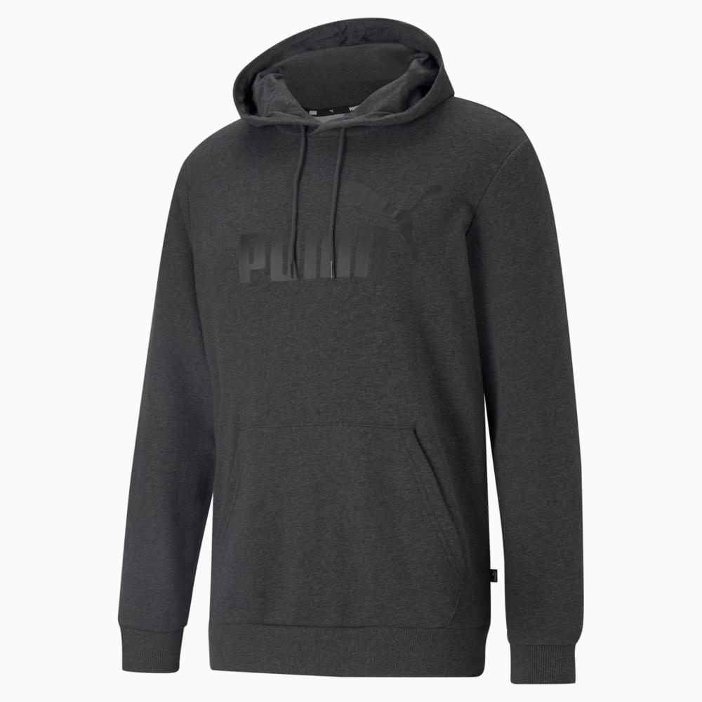 Толстовка Essentials Big Logo Men’s Hoodie | Цвет: Серый | Dark Gray ...