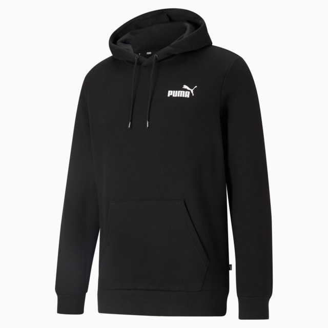Imagen PUMA Polerón con capucha con logotipo pequeño para hombre Essentials
