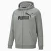Изображение Puma Толстовка Essentials Big Logo Full-Zip Men's Hoodie #4: Medium Gray Heather