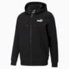 Изображение Puma Толстовка Essentials Full-Zip Logo Men's Hoodie #4: Puma Black