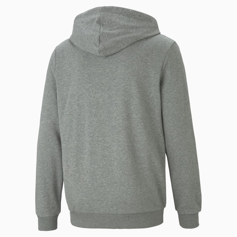 

PUMA - male - Толстовка Essentials Small Logo Full-Zip Men's Hoodie – Medium Gray Heather –, Серый