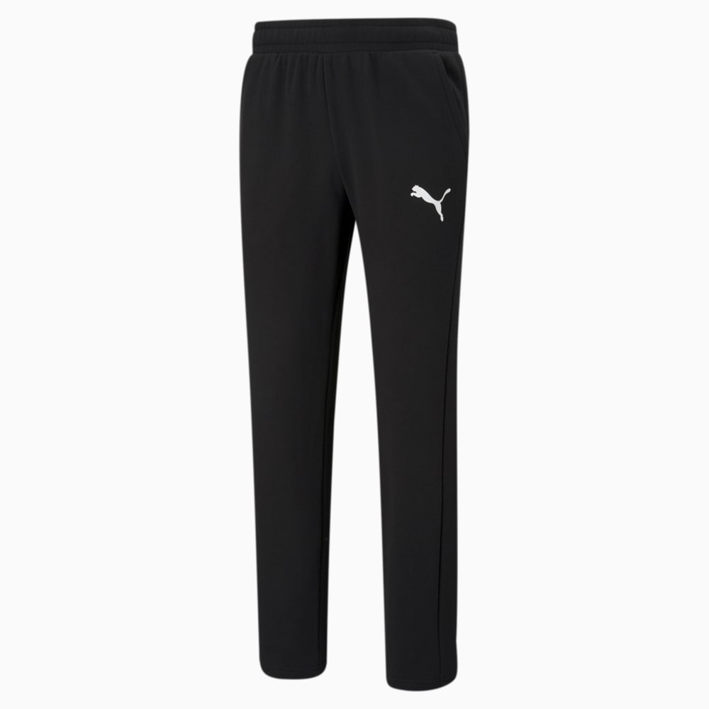 Изображение Puma Штаны Essentials Logo Men's Sweatpants #1: Puma Black-Cat