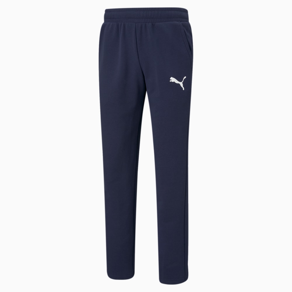 Изображение Puma Штаны Essentials Logo Men's Sweatpants #1: Peacoat-Cat