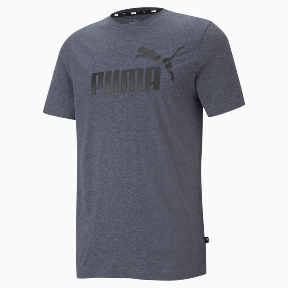 Зображення Puma Футболка Essentials Heather Men's Tee #1: Peacoat