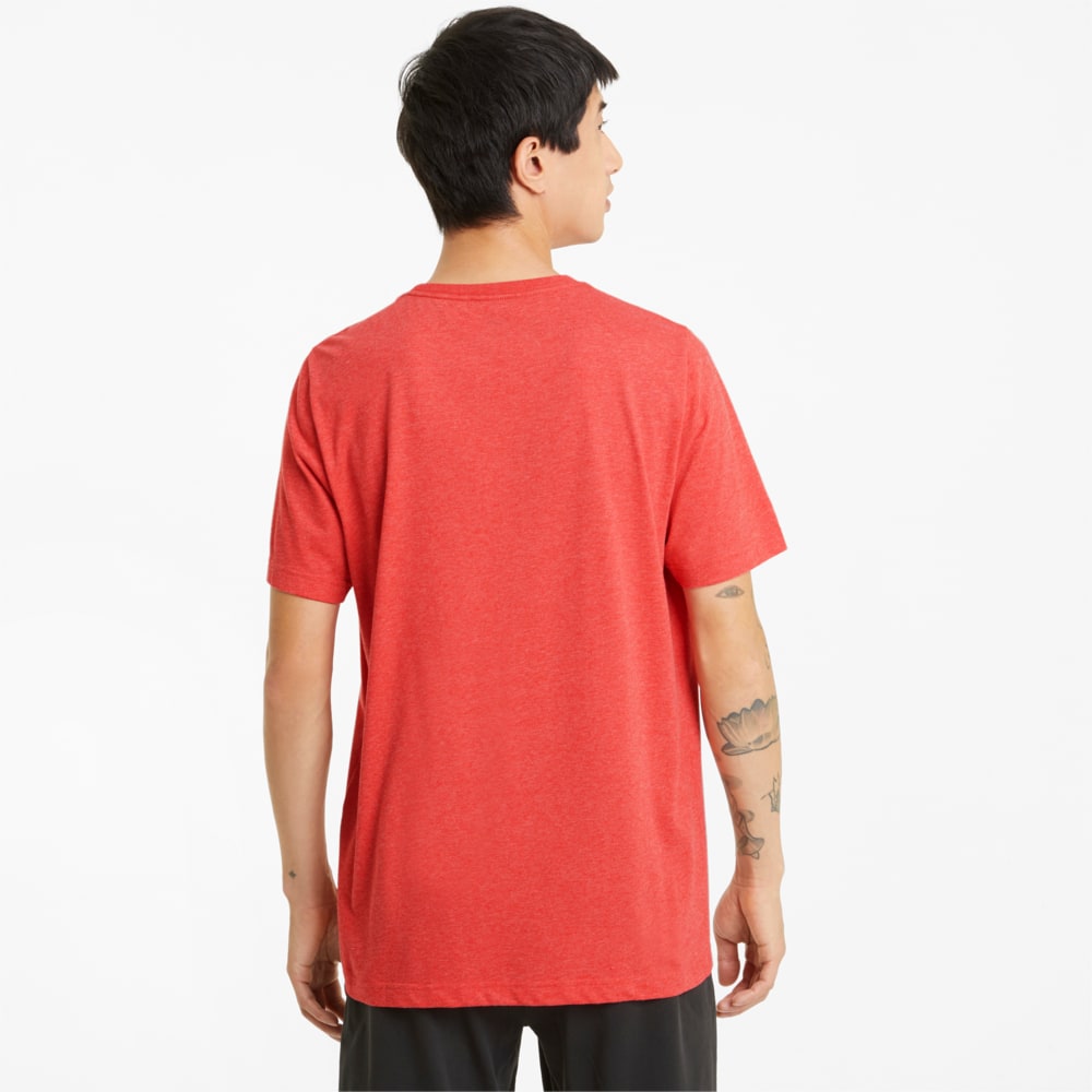 Изображение Puma Футболка Essentials Heather Men's Tee #2: high risk red