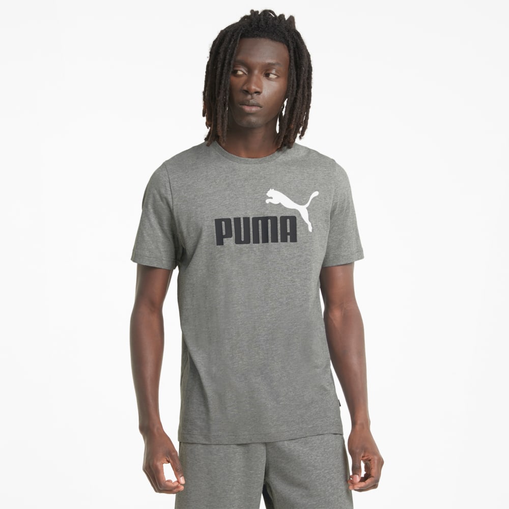 Imagen PUMA Polera con logotipo bicolor para hombre Essentials+ #1