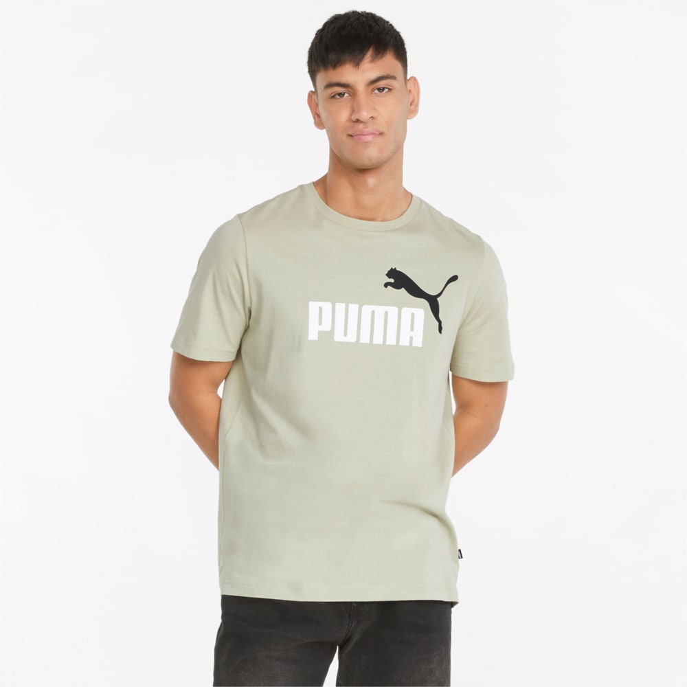 Изображение Puma Футболка Essentials+ 2 Colour Logo Men's Tee #1