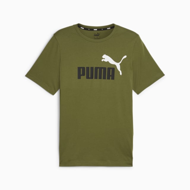Imagen PUMA Polera con logotipo bicolor para hombre Essentials+