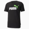 Зображення Puma Футболка Essentials+ 2 Colour Logo Men's Tee #4: Puma Black-Green Flash