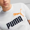 Изображение Puma Футболка Essentials+ 2 Colour Logo Men's Tee #5: PUMA White-dark night