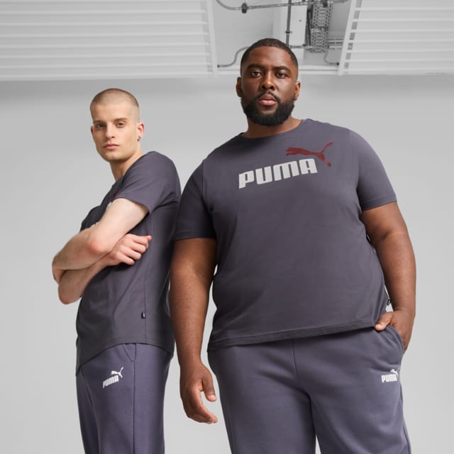 Imagen PUMA Polera con logotipo bicolor para hombre Essentials+