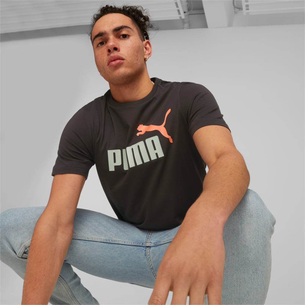 Image PUMA Camiseta Essentials+ 2 Colour Logo Masculina #1