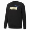 Зображення Puma Толстовка Essentials+ Two-Tone Big Logo Crew Neck Men's Sweater #1: Puma Black