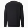 Зображення Puma Толстовка Essentials+ Two-Tone Big Logo Crew Neck Men's Sweater #7: Puma Black-tangerine