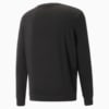 Изображение Puma Толстовка Essentials+ Two-Tone Big Logo Crew Neck Men's Sweater #7: Puma Black-Puma White