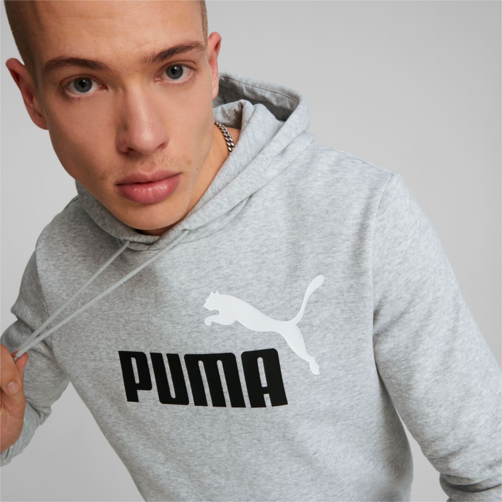 Image PUMA Moletom com Capuz Essentials Plus Two-Tone Big Logo Fleece Masculino #2