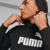 Imagen PUMA Polerón con capucha y logotipo grande bicolor para hombre Essentials+ #3