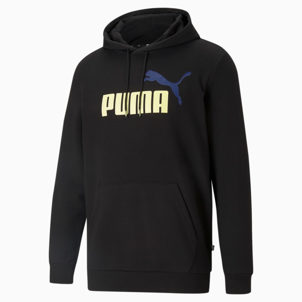 Зображення Puma Толстовка Essentials+ Two-Tone Big Logo Men's Hoodie #1: Puma Black