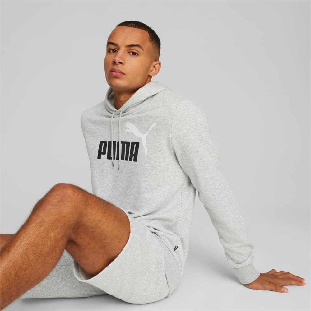 Puma grey best sale hoodie