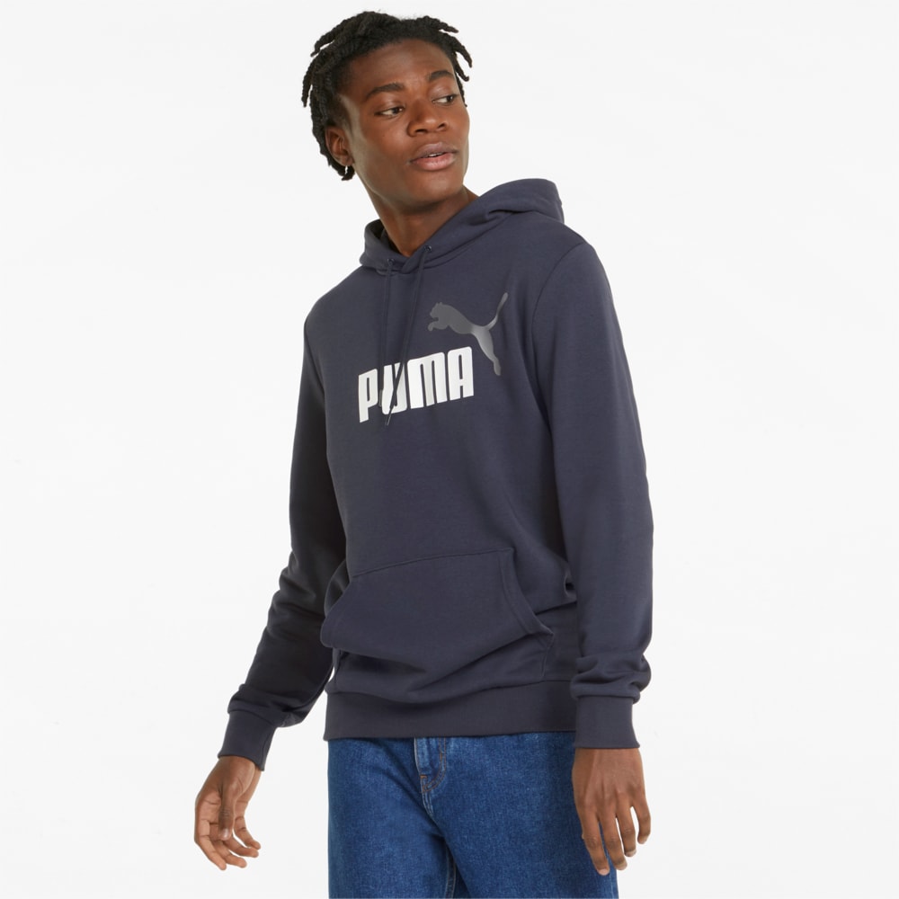 Изображение Puma Толстовка Essentials+ Two-Tone Big Logo Men's Hoodie #1: Parisian Night