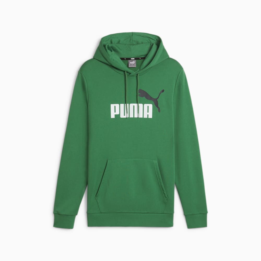 Изображение Puma Толстовка Essentials+ Two-Tone Big Logo Men's Hoodie #1: Archive Green