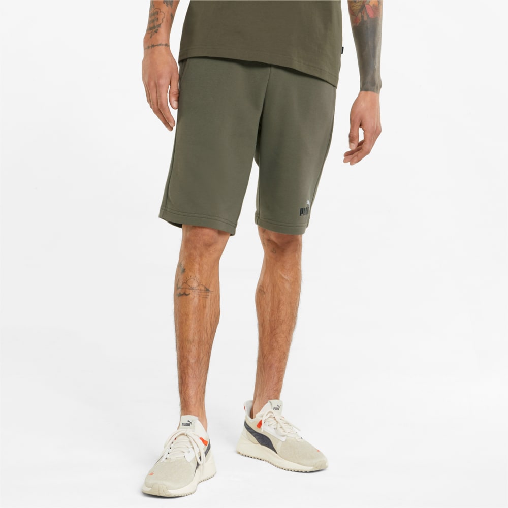 Изображение Puma Шорты Essentials+ Two-Tone Men's Shorts #1: Dark Green Moss