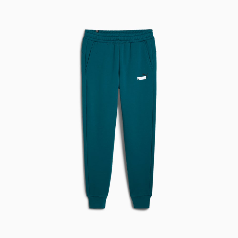Essentials 2 Col Logo Men s Pants Cold Green Puma 586767 08