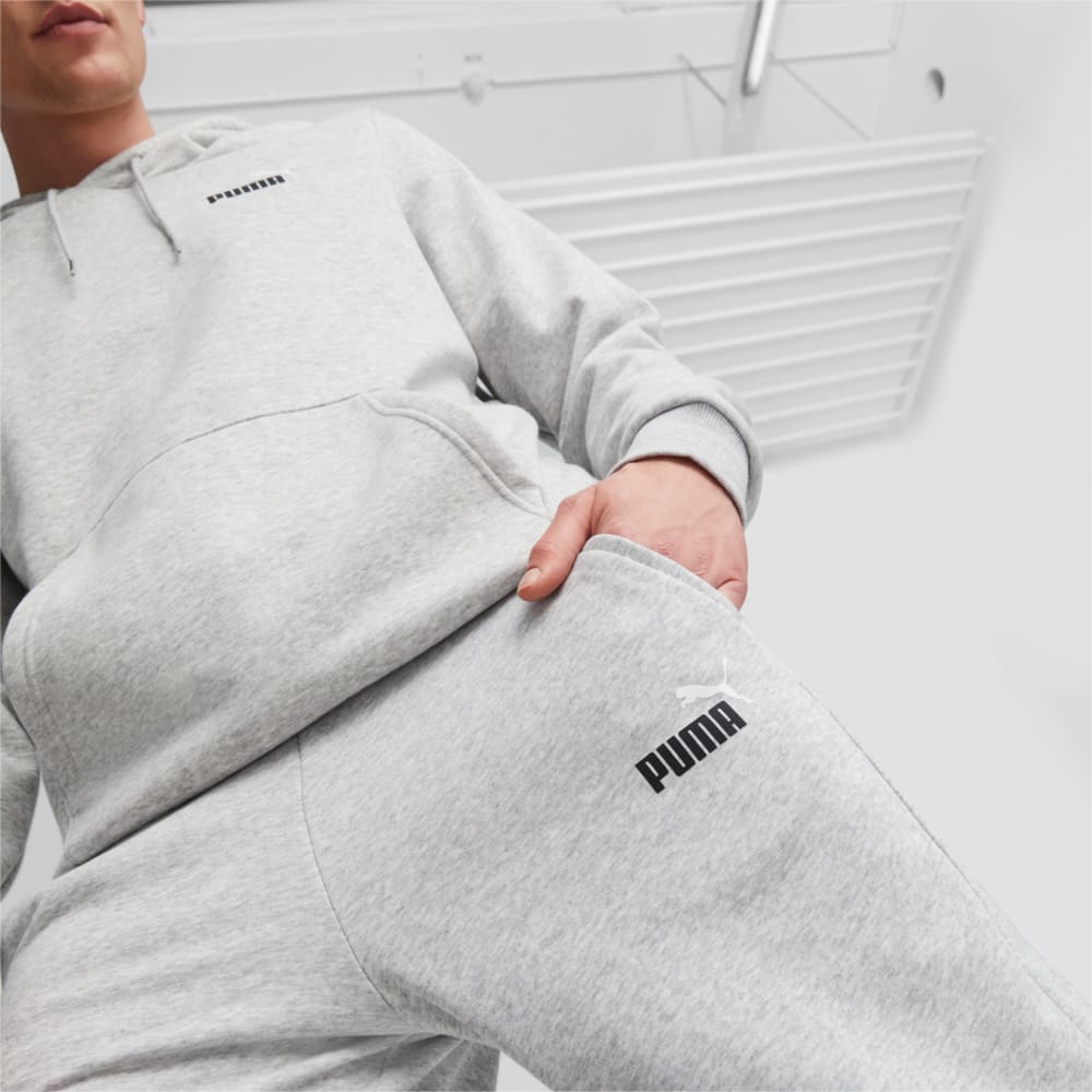 Зображення Puma Штани Essentials+ Two-Tone Logo Men's Pants #2: light gray heather
