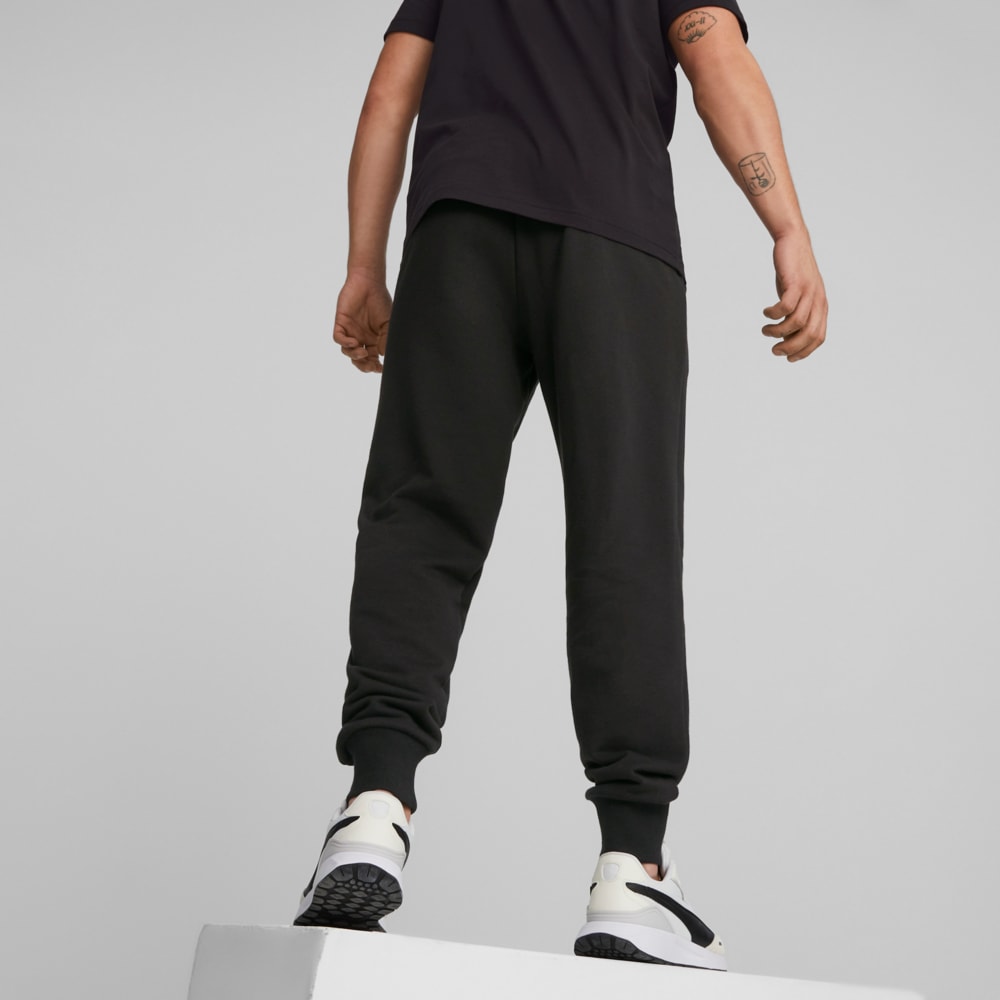 Изображение Puma Штаны Essentials+ Two-Tone Logo Men's Pants #2: Puma Black-Puma White